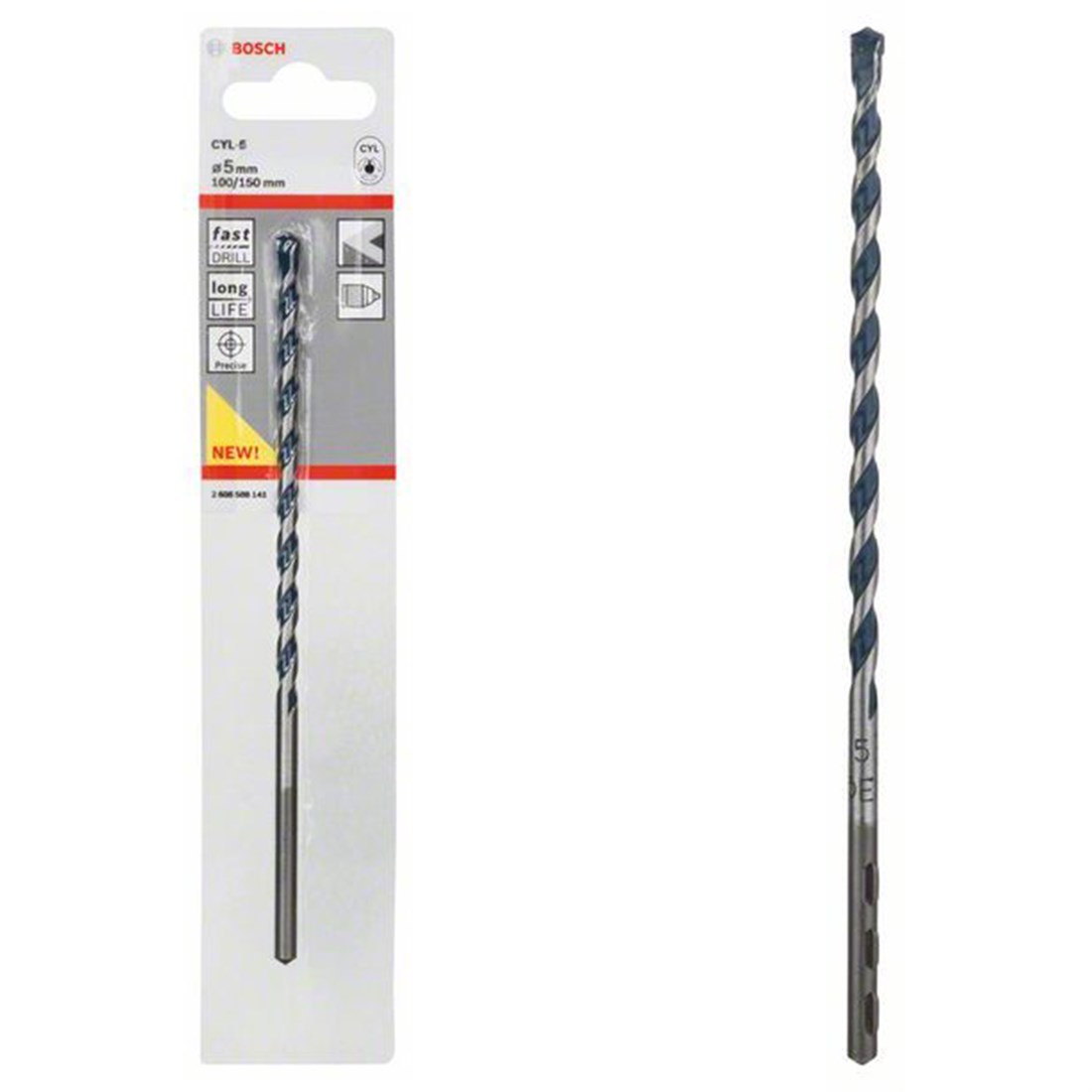 CYL-5 BlueGT Beton Matkap Ucu 5*150 mm Yedek Parça, Aksesuar ve Bakım Onarım Hizmeti