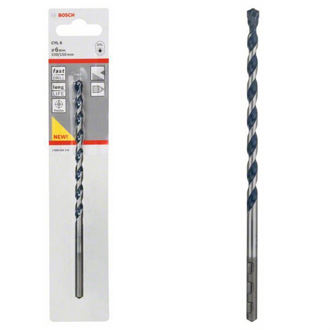 CYL-5 BlueGT Beton Matkap Ucu 6*150 mm Yedek Parça, Aksesuar ve Bakım Onarım Hizmeti