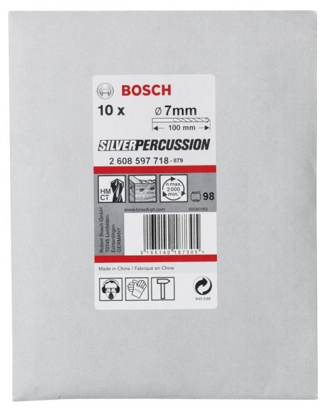 CYL-3 Beton Matkap Ucu 7*100 mm 10lu Yedek Parça, Aksesuar ve Bakım Onarım Hizmeti