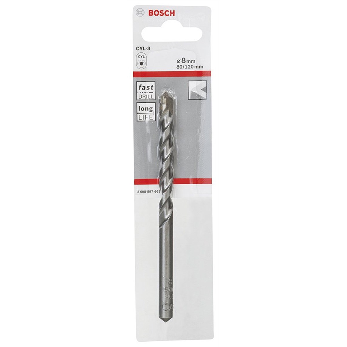 CYL-3 Beton Matkap Ucu 8*120 mm Yedek Parça, Aksesuar ve Bakım Onarım Hizmeti