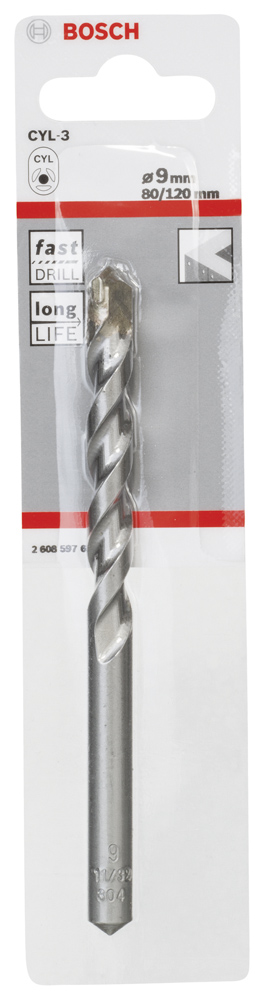 CYL-3 Beton Matkap Ucu 9*120 mm Yedek Parça, Aksesuar ve Bakım Onarım Hizmeti
