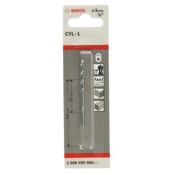 CYL-1 Taş Matkap Ucu 3*60 mm Yedek Parça, Aksesuar ve Bakım Onarım Hizmeti