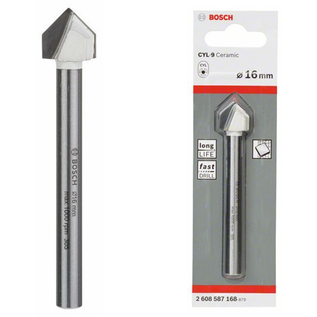 CYL-9 Seramik Matkap Ucu 16*90 mm Yedek Parça, Aksesuar ve Bakım Onarım Hizmeti
