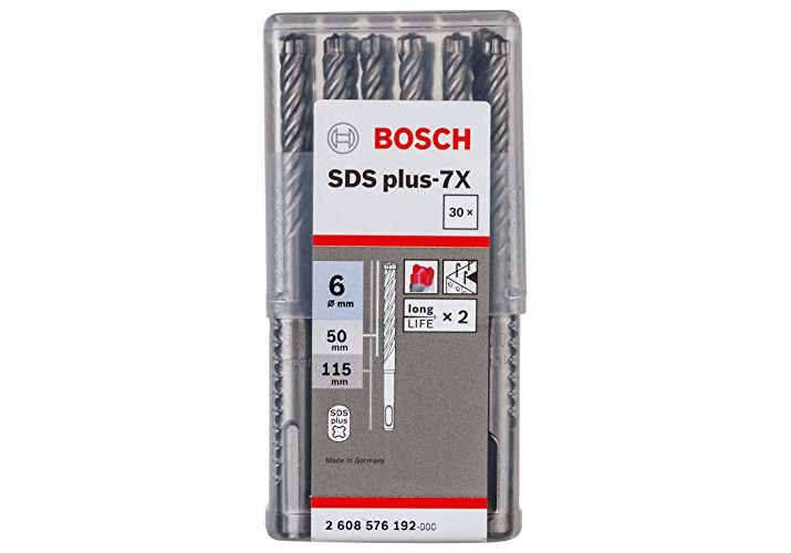 SDS-Plus-7X Kırıcı Delici Ucu 6*115mm 30lu Yedek Parça, Aksesuar ve Bakım Onarım Hizmeti