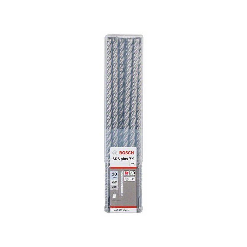 SDS-Plus-7X Kırıcı Delici Ucu 10*265mm 30lu Yedek Parça, Aksesuar ve Bakım Onarım Hizmeti