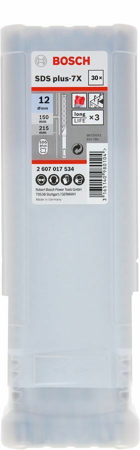 SDS-Plus-7X Kırıcı Delici Ucu 12*215mm 30lu Yedek Parça, Aksesuar ve Bakım Onarım Hizmeti