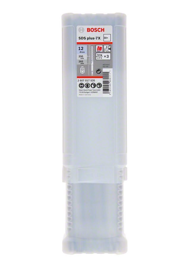 SDS-Plus-7X Kırıcı Delici Ucu 12*265mm 30lu Yedek Parça, Aksesuar ve Bakım Onarım Hizmeti