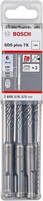 SDS-Plus-7X Kırıcı Delici Ucu 6*165mm 10lu Yedek Parça, Aksesuar ve Bakım Onarım Hizmeti