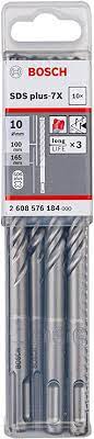 SDS-Plus-7X Kırıcı Delici Ucu 10*165mm 10lu Yedek Parça, Aksesuar ve Bakım Onarım Hizmeti