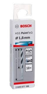 HSSPointTeQ Metal Matkap Ucu 1,8mm 10lu Yedek Parça, Aksesuar ve Bakım Onarım Hizmeti