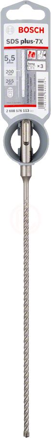 SDS-Plus-7X Kırıcı Delici Ucu 5,5*265mm 1li Yedek Parça, Aksesuar ve Bakım Onarım Hizmeti
