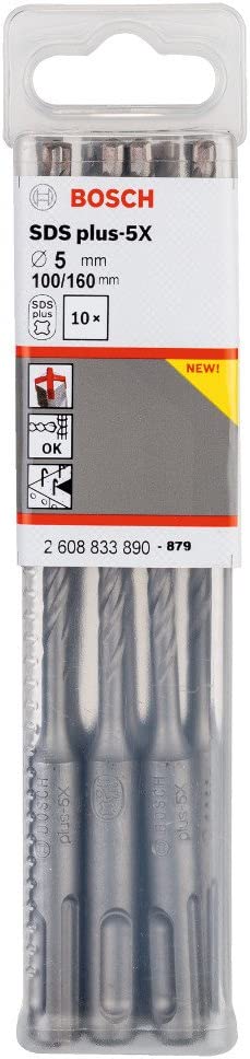 SDS-Plus-5X Kırıcı Delici Ucu 5*160 mm 10lu Yedek Parça, Aksesuar ve Bakım Onarım Hizmeti
